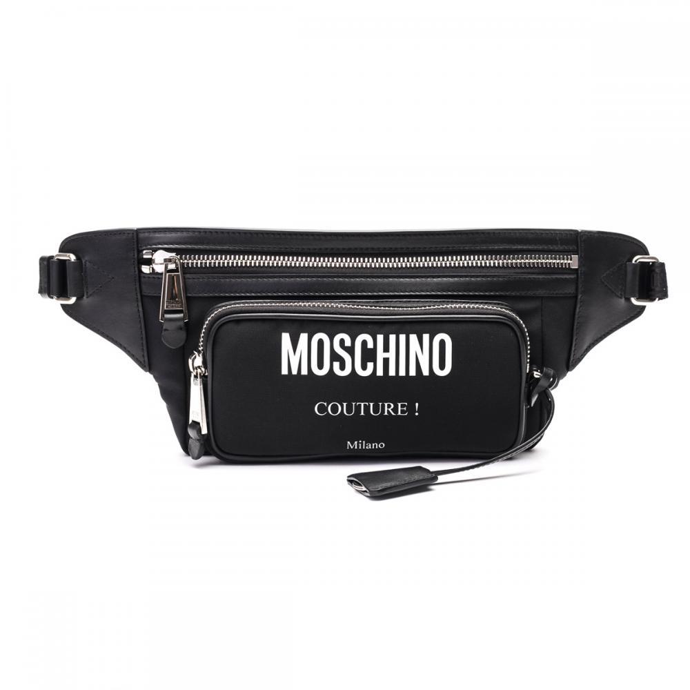 Marsupi Uomo | Moschino Marsupio In Nylon Stars Embroidery Nero ⋆ Irish  Exam Central