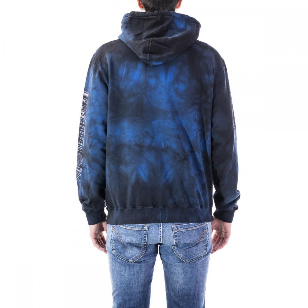 felpa iuter nera e rossa